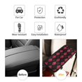 thumbnail image 4 of Car Handrails Box Pad 12.6 X 7.5 In Waterproof Non-Slip Wear-Resisting Durable Breathable Strong Tensile And Tensile Stretch Argyle Plaid Darkred_1, 4 of 7