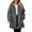 Gray cardigan for women 12, variant on Retro Winter Wram Long Sleeve Fleece Hoodies Outwear Coat For Women Ladies Party Casaul Loose Fleece Fluffy Hooded Sweater Sweatshirt Tops Shirt With Pocket
