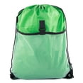 thumbnail image 1 of Mato & Hash Drawstring Cinch Bag Backpack With Mesh Pocket Polyester Tote Sack, 1 of 2