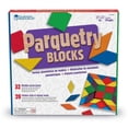thumbnail image 1 of Learning Resources Parquetry Blocks & 20 Pattern Cards, 53 Piece Set, Ages 4+, Multicolor, 10 L x 10 W in, 1 of 5
