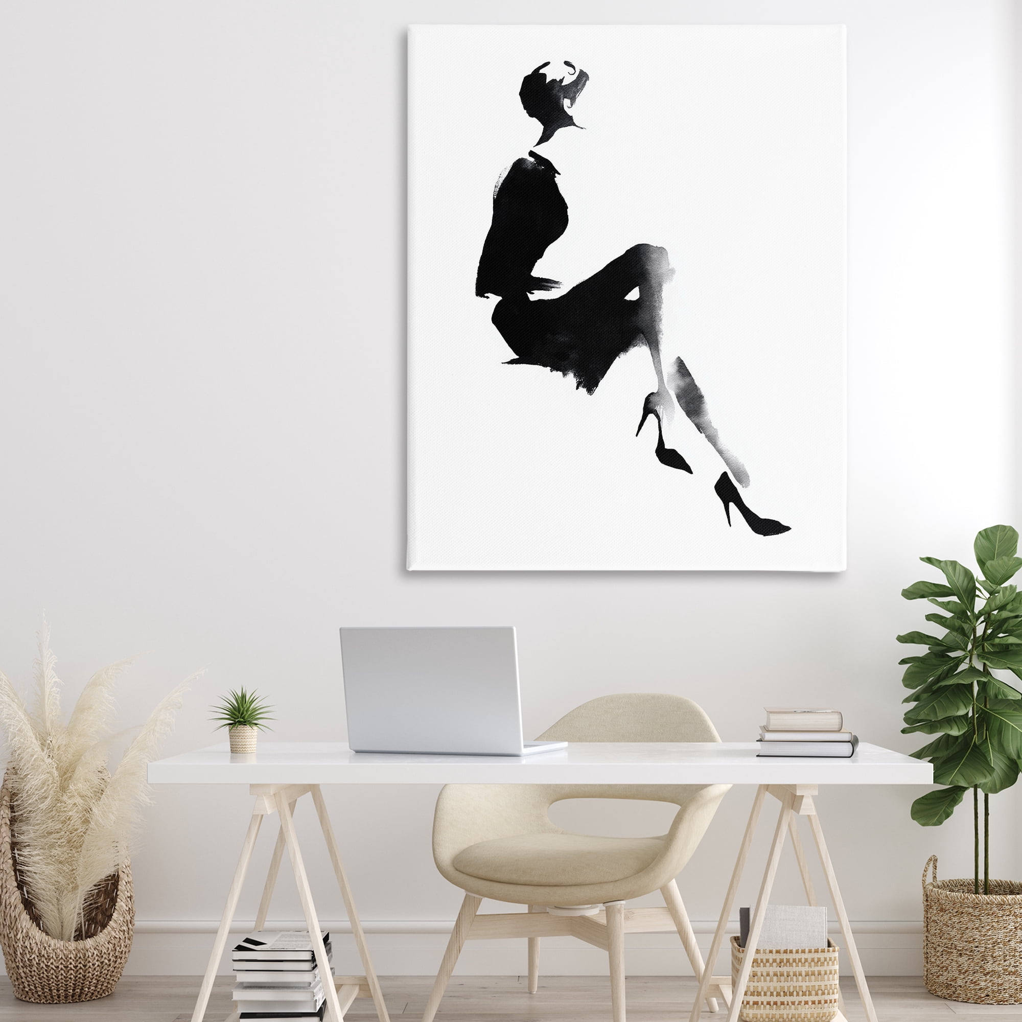Stupell Industries Chic Silhouette Noir Canvas Wall Art, design by Svetlana Aleynikova