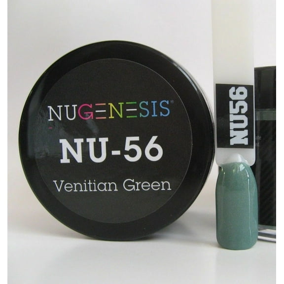 NUGENESIS Nail Color Dip Dipping Powder 1.5oz/jar - NU56 Venitian Gree