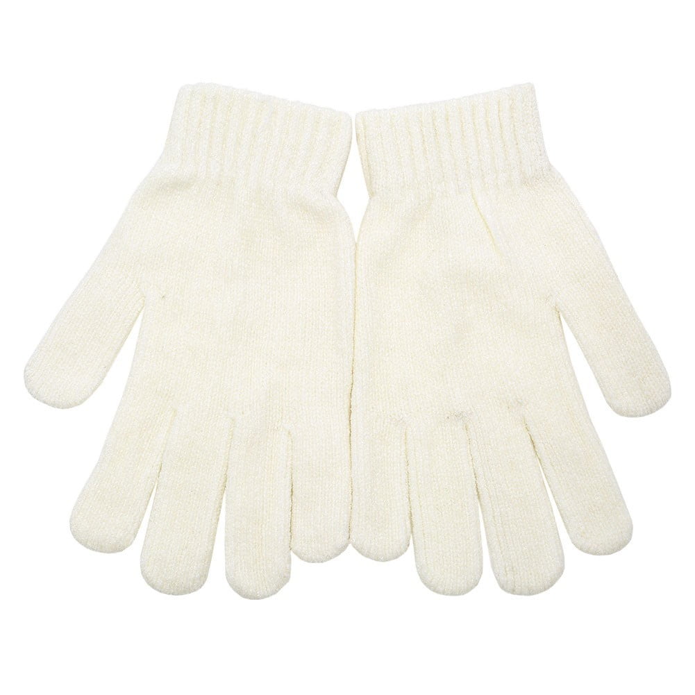 ivory winter gloves