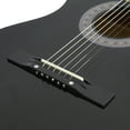 thumbnail image 5 of ZenSports 38-in Kids Beginner Acoustic Guitar Starter Kit 6 Strings W/Case, Strap, Tuner, Pick - Black, 5 of 9