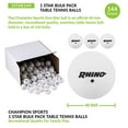thumbnail image 2 of Champion Sports 1STAR144 40 mm 1 Star Table Tennis, 2 of 5