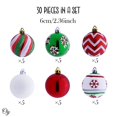 thumbnail image 2 of Unique and Sparkling Christmas Bauble Set of 30, Holiday Tree Set, 2 of 9