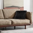 thumbnail image 6 of QTBIUQ Throw Pillows Luxury fluffys Pillows Faux furs Decorative Pillows Plush Cushion Case Fuzzy Mongolian Merin Style for Bed Couch Sofa Living Room Fall Home Decor Black, 6 of 6