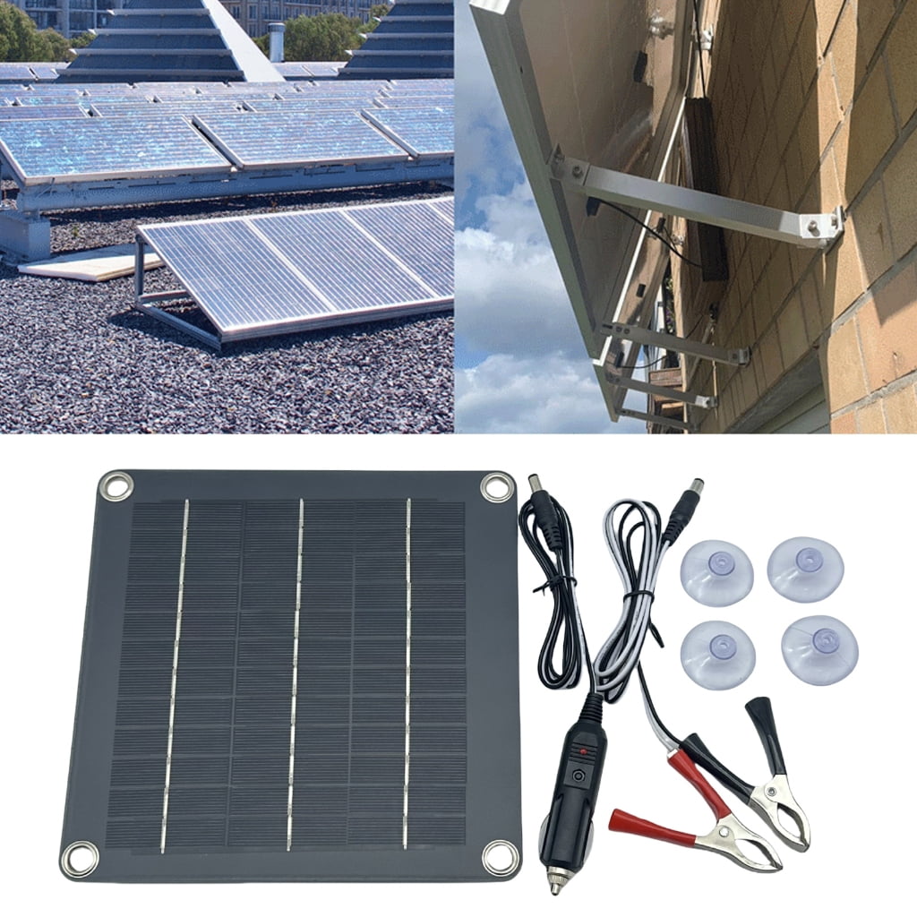 10W 12V Solar Panel Drop Glues Board for Toy Car Battery Power Charger
