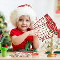 thumbnail image 3 of Ensemble de Cartes de Jeu de Bingo de Noël Réutilisables, Cartes de Bingo Festives pour les Fêtes, Activités Intérieures, Jeux de Noël pour Réunion de Famille, 3 of 7