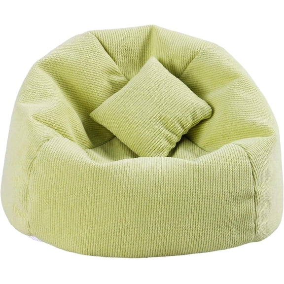 Doll Car Seat, Handmade Bean Bag Chair for 15-17cm Doll, Anti-Slip Bottom, Cute Doll Accessories for Display, Fans&Collectors Gifts, Durable Corduroy Fabric