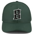 thumbnail image 2 of Daxton Premium Mid Profile Hat Semi Curved Visor Hunter Cap White Black Gothic Embroidered, Number 8, 2 of 4