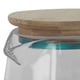 thumbnail image 5 of Juego de Vasos y Jarra de Vidrio con Tapa de Madera y Base de Bambu - Set 4 Vasos y Jarra de Cristal 1.5 L, 5 of 10
