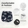 thumbnail image 4 of Salouo Lilies Flowers Print Women's 2 in 1 Running Shorts Double-Layer Shorts Athletic Workout Gym Yoga Shorts Running Shorts for Women-XX-Large, 4 of 7