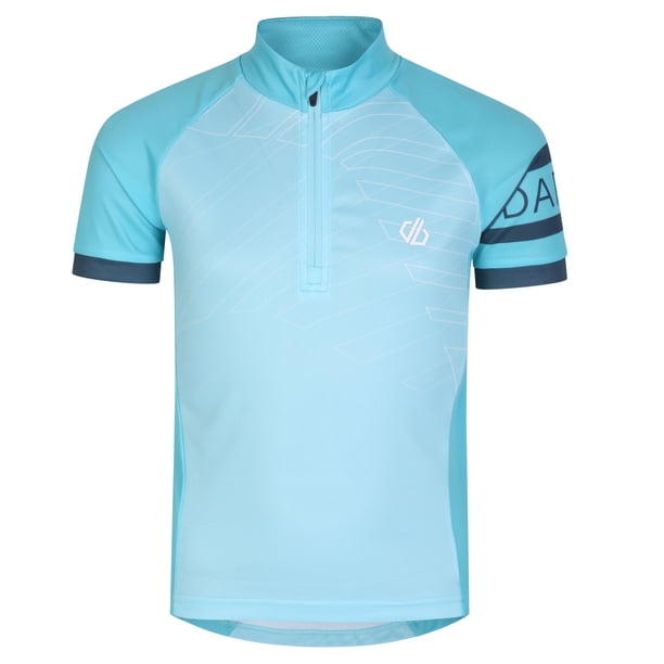 Dare 2B - Jersey de Ciclismo Speed Up para Niños/Niñas (Azul Jet Marino)
