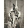 thumbnail image 2 of Nourison Twilight Abstract Grey/Ivory/Black 9'9" x 13'9" Area Rug, (10x14), 2 of 8