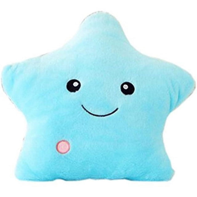 Camping Travel Soft Pillow , LED luminous five-pointed star pillow