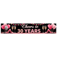 thumbnail image 6 of LUUFILx Cheers to 30 Years Anniversary Backdrop Banner with Balloons and Stars Party Decorations Event Props Celebration Background Milestone Festive Decor, 6 of 9