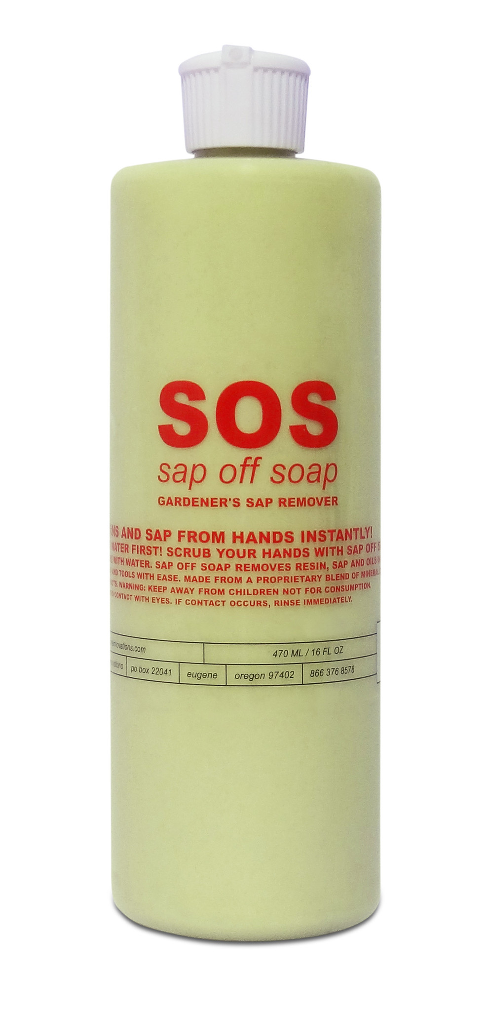 SOS Sap Off Soap 16 oz