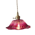 thumbnail image 2 of Tachiuwa Flower Pendant Light Flower Glass Hanging Lamp for Bedside Coffee Restaurant Small, 2 of 9