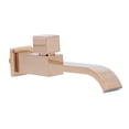 thumbnail image 4 of Grifo para lavabo con rosca macho G1/2 para baño y cocina, grifo para lavabo frío de pared de oro rosa, 4 of 8