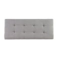 thumbnail image 4 of Riverbay Furniture Transitional Microfiber Shoe Storage Ottoman in Gray, 4 of 15