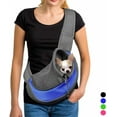 thumbnail image 1 of 4PCS Pet Dog Sling Carrier Breathable Mesh Travel Safe Sling Bag Carrier for Dogs Cats, 1 of 6