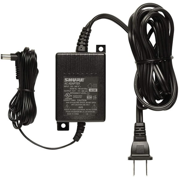 Shure PS24US Replacement Power Supply SLX4, PGX4 or BLX4 Wireless Receiver