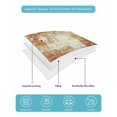 thumbnail image 4 of Twin Quilt Bedding Set, Brown Ombre Reversible Summer Quilt 3 Pieces, Gradient Abstract Art Vintage Lightweight Bedspreads Coverlets with 2 Pillow Shams for All Seasons, 4 of 5