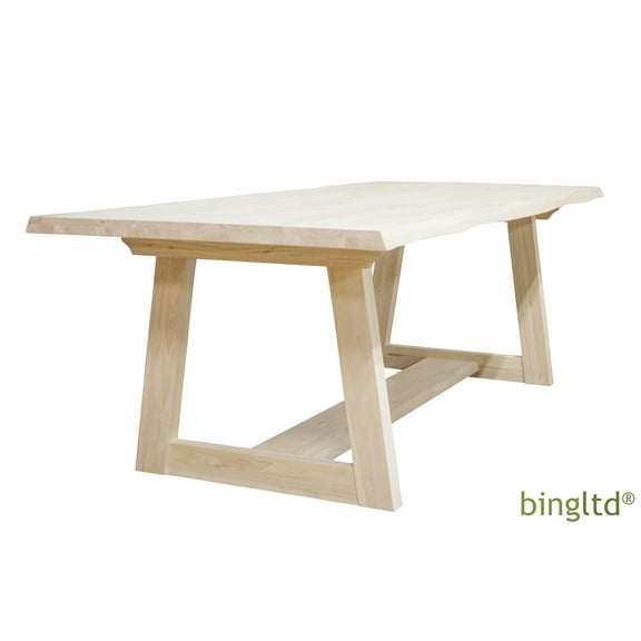 BingLTD - 90" D x 30" Tall Alexa Dining Table (TT-B-40901-RW-UNF)