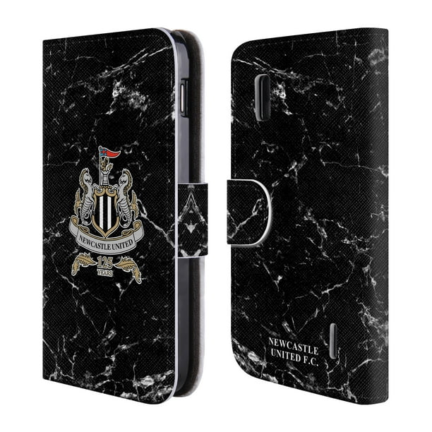 OFFICIAL NEWCASTLE UNITED FC NUFC 2017/18 MARBLE LEATHER BOOK WALLET