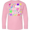 thumbnail image 3 of Inktastic 100 Days of School Pastel Stars Long Sleeve Youth T-Shirt, 3 of 5