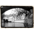 thumbnail image 2 of DeNardo, Laura 32x23 Black Ornate Wood Framed with Double Matting Museum Art Print Titled - River Hideaway, 2 of 4