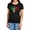 Black, variant on Superman Mexican Shield Women's T Shirt, Royal, Medium