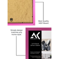 thumbnail image 4 of AK Frames Sleek Thin Style Pink A3 Picture Frame in Size 29.7 x 42.0cm With Safe Tempered Glass Front & Wall Mounted Hooks A3 Pink Frame To Display As Landscape Or Portrait&nbsp;, 4 of 6