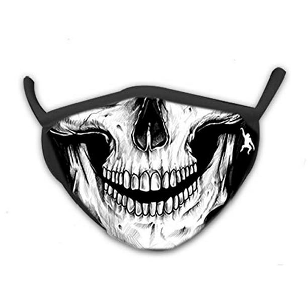 Wild Republic Wild Smiles Skull Face Mask, Child, Reusable Face Mask ...