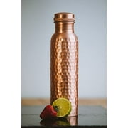 Perilla Home 100% Hammered (1 Litre ) Pure Copper Bottle With Leak Proof Contains Ayurveda Health Benefits For Drinking Water For Men Women Gym Yoga |Travelling | Hiking | Indoor | Outdoor | Office |