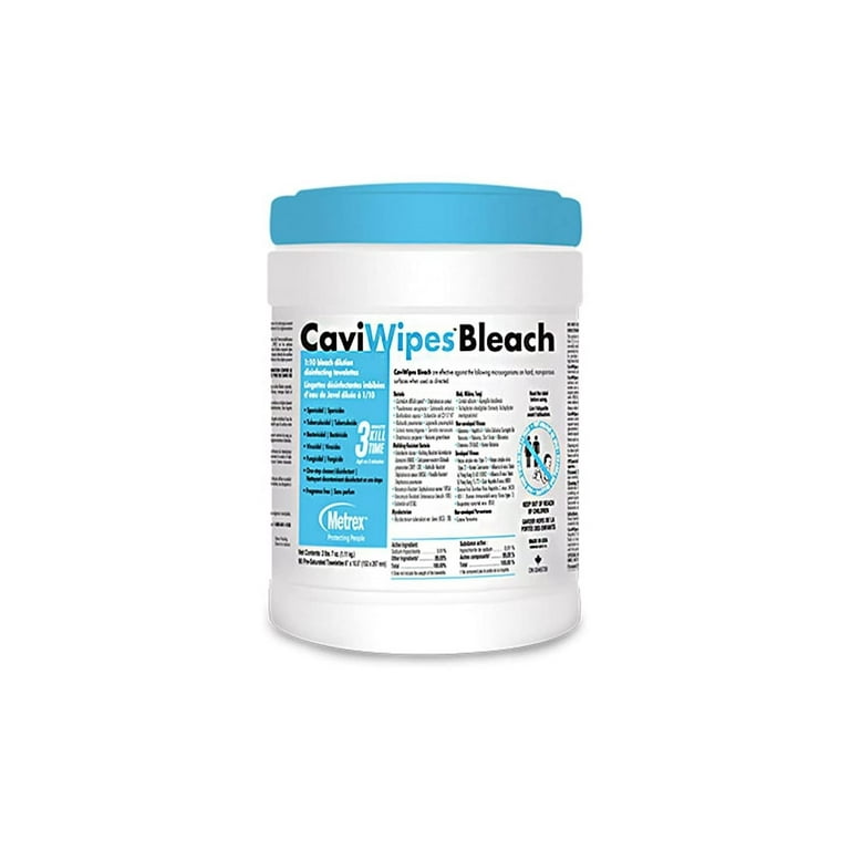 CaviWipes Bleach Cleaning Wipes