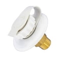 thumbnail image 3 of Valterra Fresh Water Inlet A01-0170LF Used For RV Fresh Water System; Flush Mount; 1/2 Inch Male Pipe Thread Inside Connection; 2-3/4 Inch Flange; 2-3/4 Inch Overall Diameter; With Check Valve; White, 3 of 5