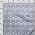 thumbnail image 3 of oneOone Cotton Flex White Fabric Floral Sewing Craft Projects Fabric Prints By Yard 40 Inch Wide, 3 of 4