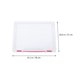 thumbnail image 4 of Caja de almacenamiento transparente Clear Plastic Document Archip File de llenado Portes de almacenamiento de ducomentes portátiles con hebilla roja, 4 of 6