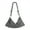 Black, variant on Women's Glitter Rhinestone Purse Crystal Evening Clutch Bag Shoulder Underarm Bag Silver