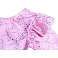 thumbnail image 6 of Oudiya Girls Ruffle Long Sleeve Gymnastics Leotard Low Back Glitter Ballet Leotards for Kids 3-10Y, 6 of 7