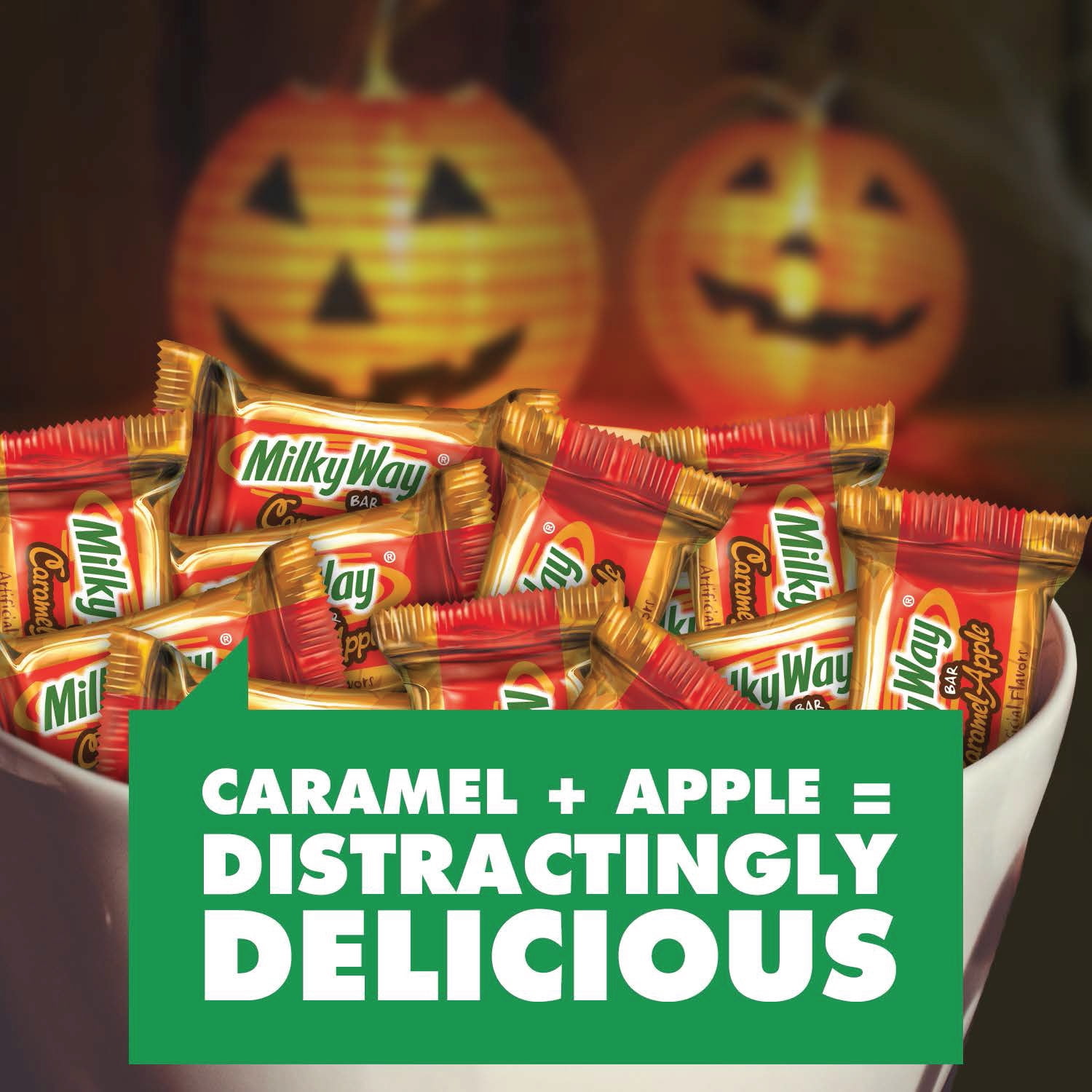Mars Milky Way Minis Halloween Caramel Apple Candy Bar, 11.5 Oz.