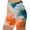 Multicolor 3, variant on BRGZLK Womens Workout Leggings Shorts Elastic Half Shorts Fashion Tie-Dye Breathable Comfortable Yoga Pants Multicolor L