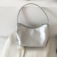 thumbnail image 3 of Bolsos Hobo elegantes para mujer bolso con axila de PU de Color sólido bolsos elegantes bolso con asa superior, 3 of 8