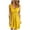 Yellow, variant on Fesfesfes Spring Dresses for Women Low Cut Boat Neck Buttons Dress Casual Solid Color Waist Tighten Vest Dress Sleeveless Tank Dress