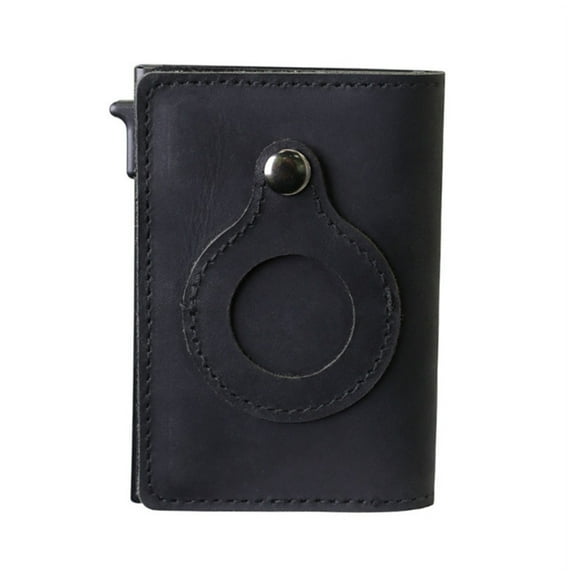 Credit Card Pop Up Wallet RFID Blocking Slim Minimalist Card Holder (PU Leather)