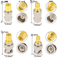 thumbnail image 4 of SMA to BNC Kits 3 Set RF Adapter Connector Kits for SDR Ham Radio UV-5R UV82 V-5R5 Two Way Handheld Radio B, 4 of 7