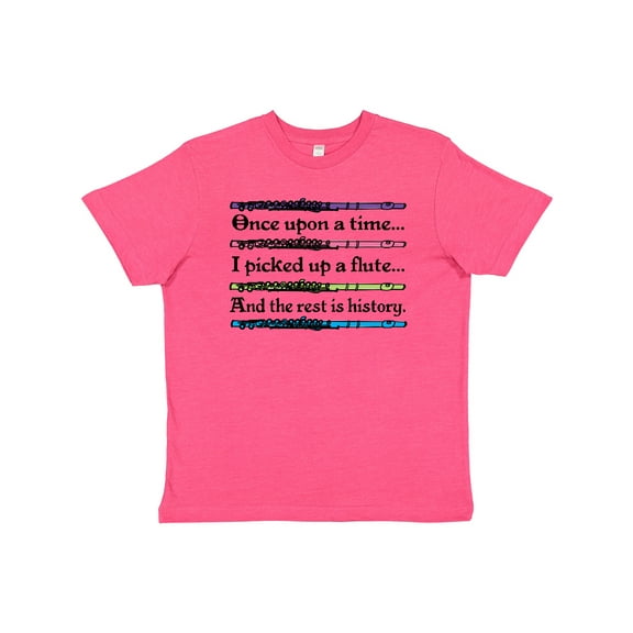 Inktastic Funny Flute Music Quote Youth T-Shirt