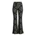 thumbnail image 5 of No Boundaries Juniors Print Flare Pants, 32" Inseam, Sizes XS-XXXL, 5 of 5